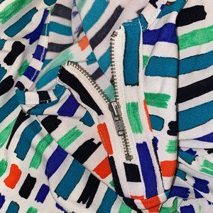 Eccoci Top with Zipper on shoulder